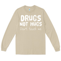 Mushroom drugs not hugs Long Sleeve Tee - linhVisuals
