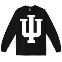 Black Indiana Hoosiers, gear Long Sleeve Tee - linhVisuals