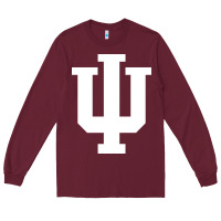 Burgundy Indiana Hoosiers, gear Long Sleeve Tee - linhVisuals