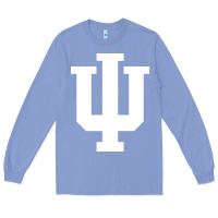 Colony Blue Indiana Hoosiers, gear Long Sleeve Tee - linhVisuals