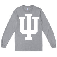 Heather Grey Indiana Hoosiers, gear Long Sleeve Tee - linhVisuals