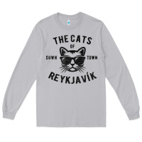 Moon Dust cats of downtown reykjavik t shirt Long Sleeve Tee - linhVisuals