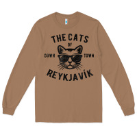 Toasted Coconut cats of downtown reykjavik t shirt Long Sleeve Tee - linhVisuals