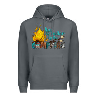 Rock life is better by the campfire Premium Hoodie - Artiststas