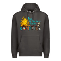 Smoke life is better by the campfire Premium Hoodie - Artiststas