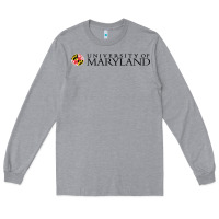 Heather Grey University of Maryland, College Park, Long Sleeve Tee - linhVisuals