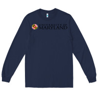 Navy University of Maryland, College Park, Long Sleeve Tee - linhVisuals