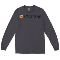 Smoke University of Maryland, College Park, Long Sleeve Tee - linhVisuals