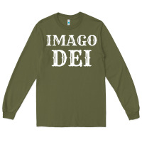 Army Green imago dei image of god christian t shirt reformed jesus Long Sleeve Tee - linhVisuals