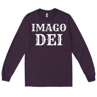 Plum imago dei image of god christian t shirt reformed jesus Long Sleeve Tee - linhVisuals