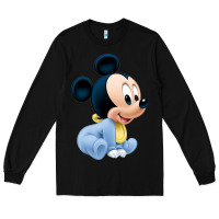Black baby micke  mouse Long Sleeve Tee - linhVisuals