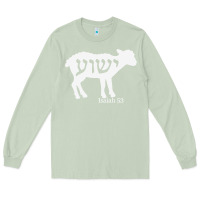 Matcha isaiah 53 lamb yeshua jesus t shirt Long Sleeve Tee - linhVisuals