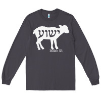 Smoke isaiah 53 lamb yeshua jesus t shirt Long Sleeve Tee - linhVisuals