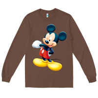 Chestnut micke mouse Long Sleeve Tee - linhVisuals