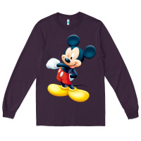 Plum micke mouse Long Sleeve Tee - linhVisuals