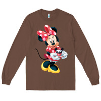 Chestnut minni mouse Long Sleeve Tee - linhVisuals