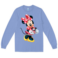 Colony Blue minni mouse Long Sleeve Tee - linhVisuals