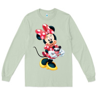 Matcha minni mouse Long Sleeve Tee - linhVisuals