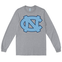 Heather Grey north carolina Long Sleeve Tee - linhVisuals