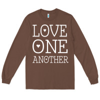 Love One Another Jesus Quote Christian T Shirt Long Sleeve Tee | Teevron