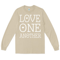Mushroom love one another jesus quote christian t shirt Long Sleeve Tee - linhVisuals