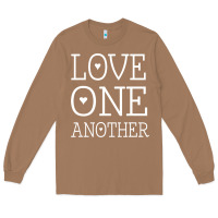 Toasted Coconut love one another jesus quote christian t shirt Long Sleeve Tee - linhVisuals