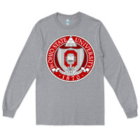 Heather Grey OSU, Columbus, university gear Long Sleeve Tee - linhVisuals