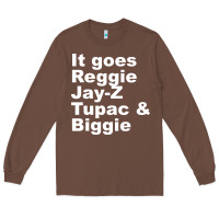 Chestnut it goes reggie jay Long Sleeve Tee - linhVisuals
