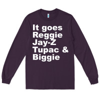 Plum it goes reggie jay Long Sleeve Tee - linhVisuals
