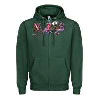 Valentine's Day Nurse Zipper Hoodie | Teevron