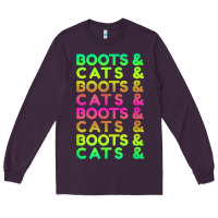 Plum edm rave shirt  boots and cats gift Long Sleeve Tee - linhVisuals