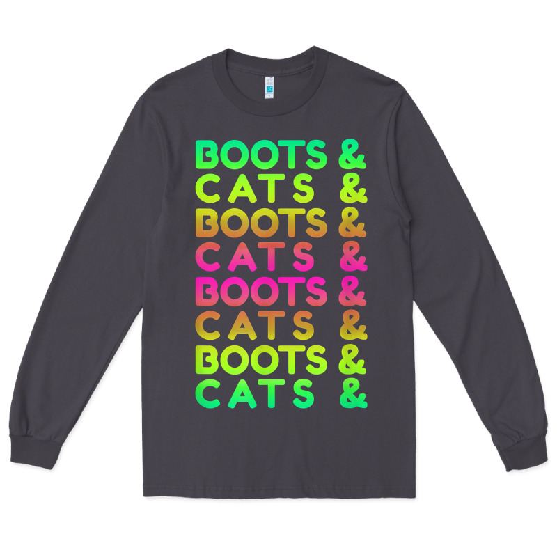 Edm Rave Shirt  Boots And Cats Gift Long Sleeve Tee by linhVisuals | Teevron