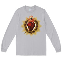 Moon Dust sacred heart of jesus catholic devotion t shirt Long Sleeve Tee - linhVisuals