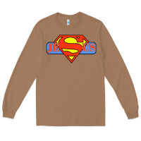Toasted Coconut tshirt my superhero is jesus, faith love god shirt t shirt Long Sleeve Tee - linhVisuals
