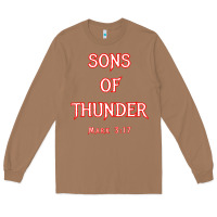 Toasted Coconut sons of thunder zebedee james and john mark 317 bible t shirt Long Sleeve Tee - linhVisuals