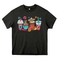 Asphalt mexico fiesta coffee cups Heavy Core Tee - OliviaCreatesArt