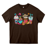 Chocolate Brown mexico fiesta coffee cups Heavy Core Tee - OliviaCreatesArt
