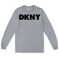 Heather Grey DKNY Long Sleeve Tee - linhVisuals