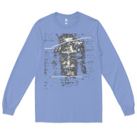 Colony Blue the shroud of turin holy face of jesus t shirt Long Sleeve Tee - linhVisuals