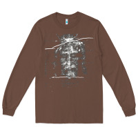Chestnut the shroud of turin holy face of jesus t shirt Long Sleeve Tee - linhVisuals