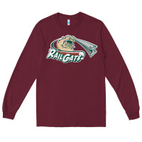 Burgundy gary sports Long Sleeve Tee - linhVisuals