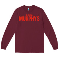 Burgundy Papa Murphy’s Long Sleeve Tee - linhVisuals
