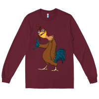 Burgundy Chicken Joe is a Vibe Long Sleeve Tee - linhVisuals