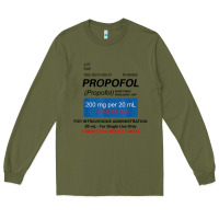 Army Green funny anesthesia anesthesiologist crna nurse t shirt Long Sleeve Tee - linhVisuals