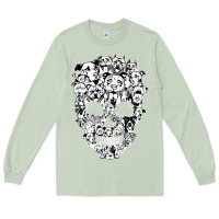 Matcha funny pitbull skull dog skeleton halloween t shirt Long Sleeve Tee - linhVisuals