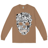 Toasted Coconut funny pitbull skull dog skeleton halloween t shirt Long Sleeve Tee - linhVisuals