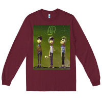 Burgundy ajr green Long Sleeve Tee - linhVisuals