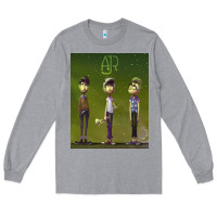Heather Grey ajr green Long Sleeve Tee - linhVisuals
