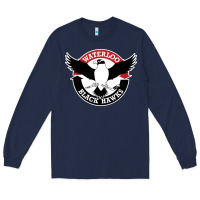 Navy waterlooblackhawks Long Sleeve Tee - linhVisuals