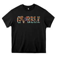 Black gobble thanksgiving turkey Heavy Core Tee - Jasminsmagicworld